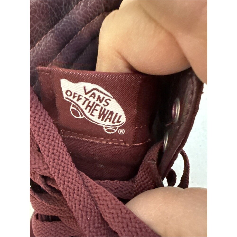 Vans Sk8 Hi Magenta Plum Womens 10 Mens 8.5 Monochrome High Top Skate Shoes - Picture 14 of 16